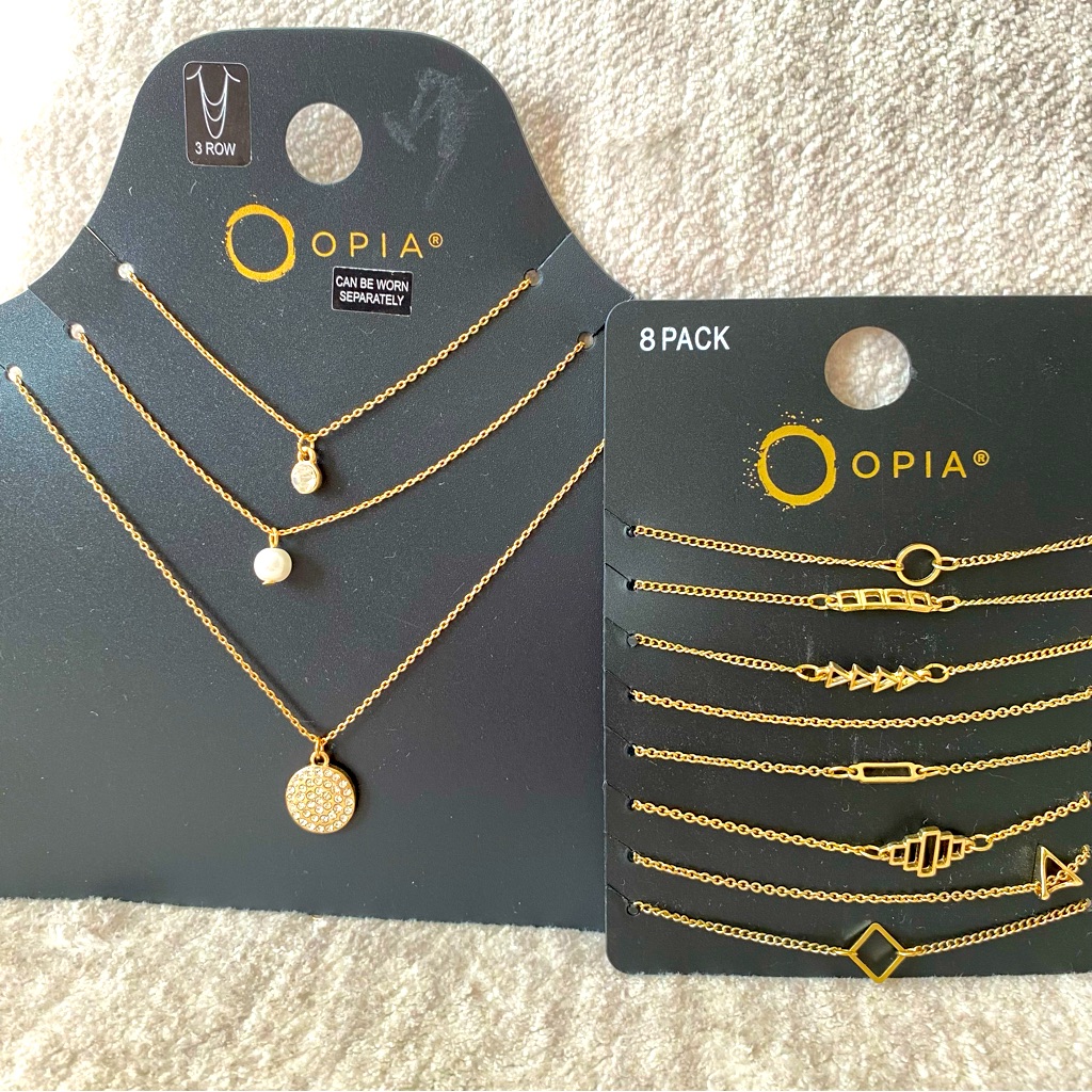Opia Necklace And Anklets (2 Sets)